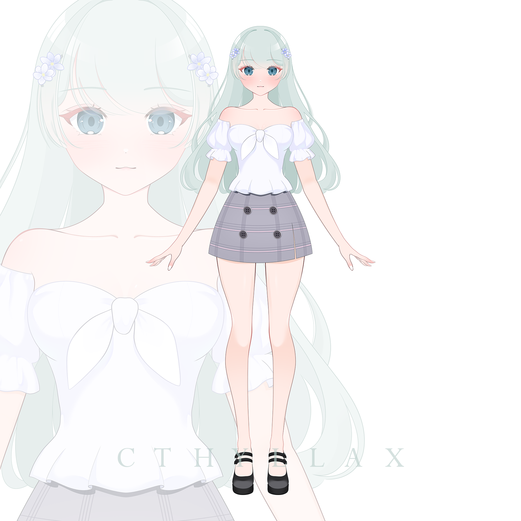 Illustration Alyse - Original Character - Modèle par Cthyllax